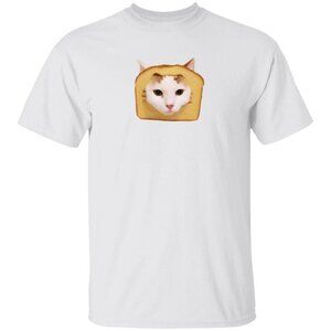 William Osman Bread Cat Meme Graphic Humor Funny Statement Pop Culture T-Shirt